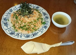 20151214明太子パスタ